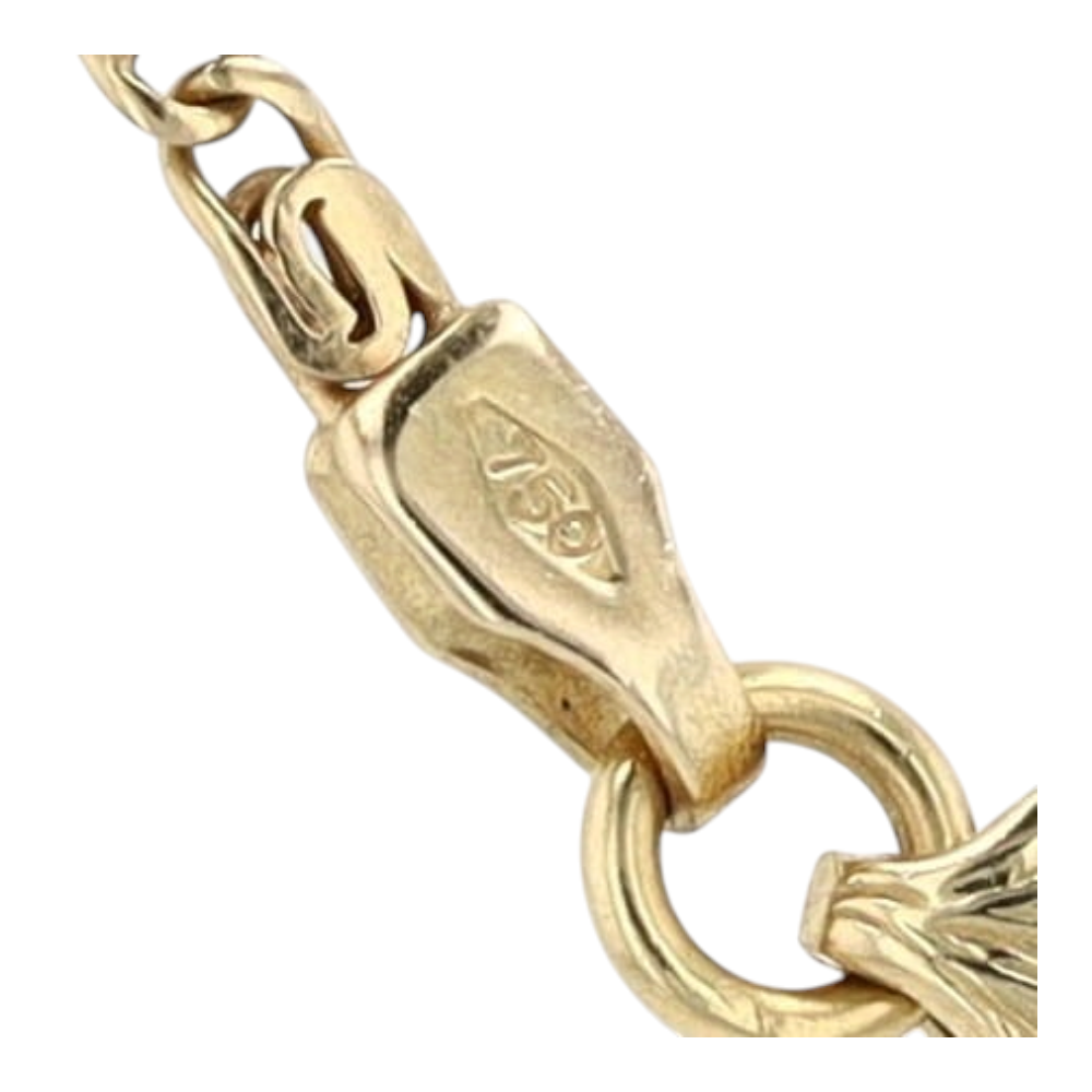 18K Yellow Gold Chain Necklace