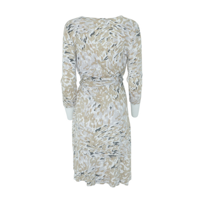 Multi Abstract Midi Dress
