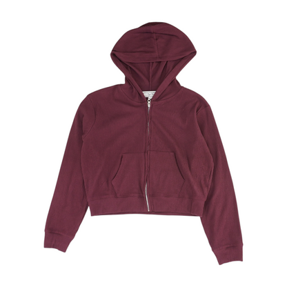Maroon Solid Active Jacket