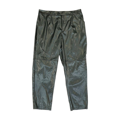 Black Solid Pants