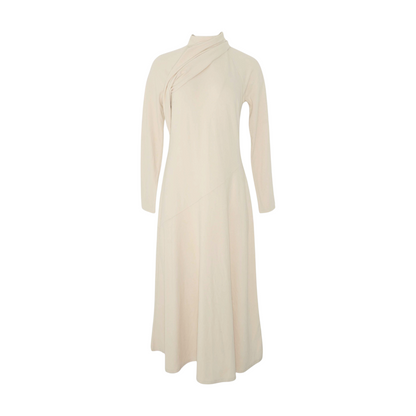 Beige Midi Dress