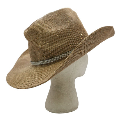 Gold Western Hat