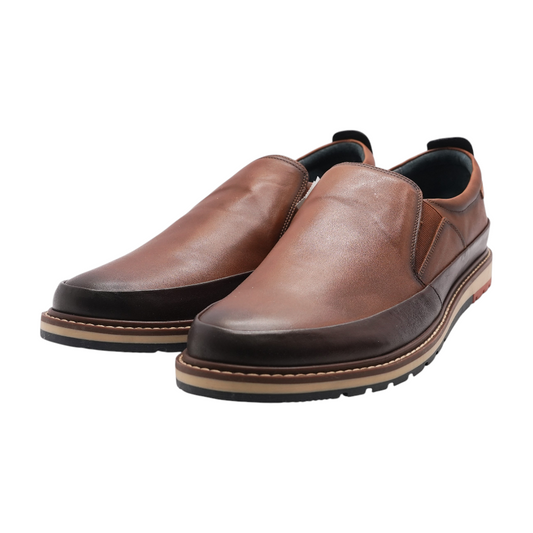Brown Slip-On Dress Shoes