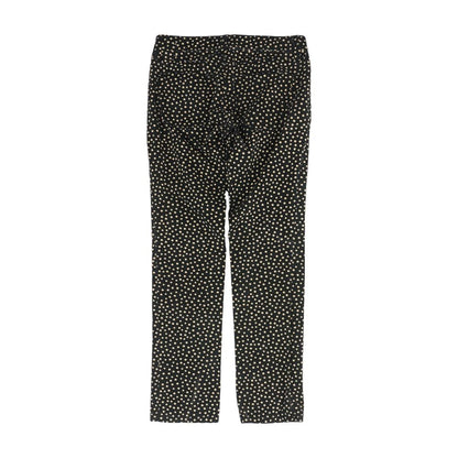 Black Polka Dot Straight Leg Jeans