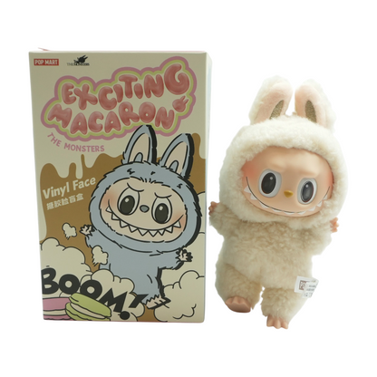 Pop Mart Labubu The Monsters Exciting Macaron Soymilk Vinyl Plush Pendant