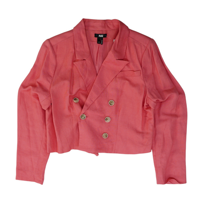 Coral Solid Blazer