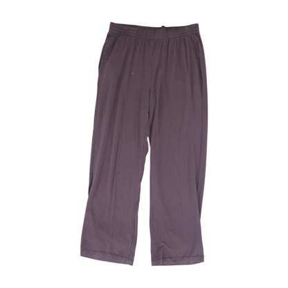 Brown Solid Pajama Bottom