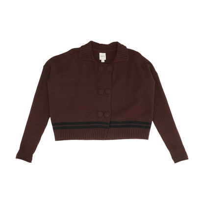 Burgundy Cardigan Sweater