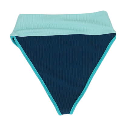 Blue Color Block Swim Bottom