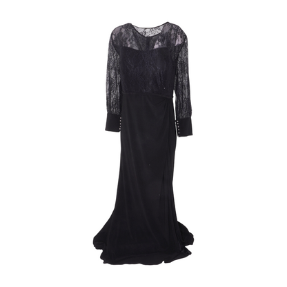 Black Floral Maxi Formal