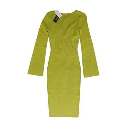 Green Solid Maxi Dress