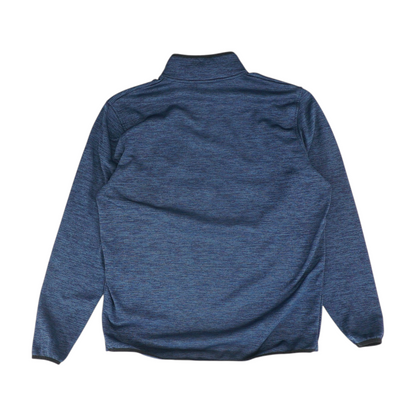 Blue Abstract 1/4 Zip Pullover