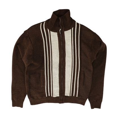 Brown Striped Jacket