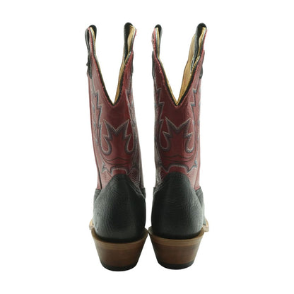 Red Leather Western Boots