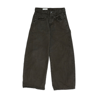 Brown Wide Leg Jeans