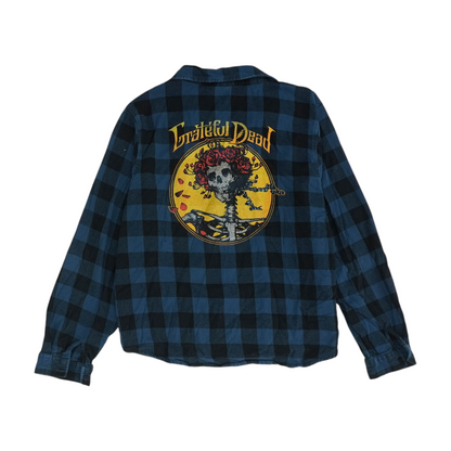 Blue Check Button Down