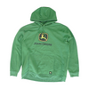 Green Solid Hoodie Pullover