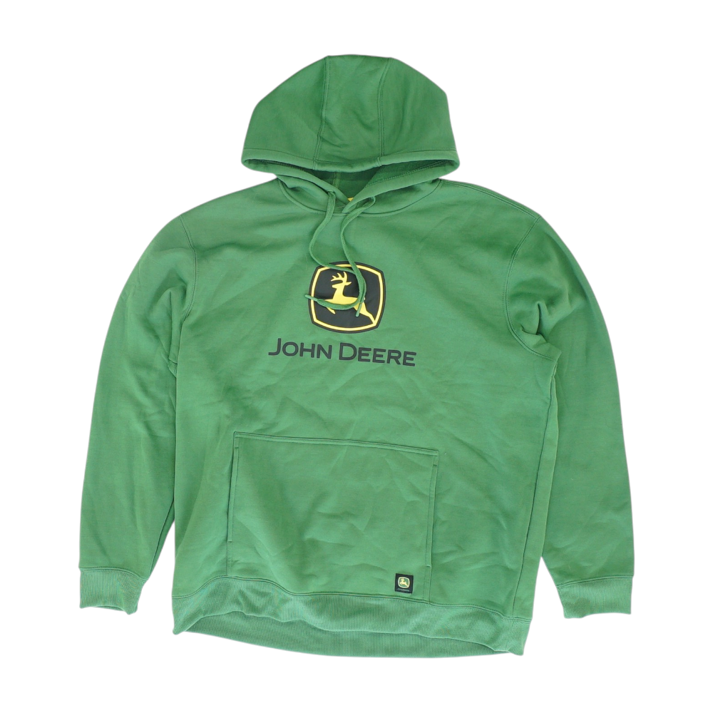 Green Solid Hoodie Pullover