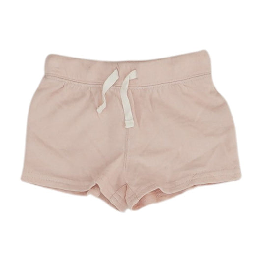 Pink Solid Active Shorts
