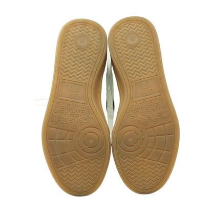 Beige Low Top Athletic Shoes