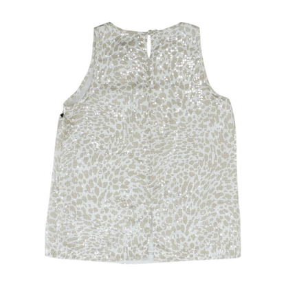 Beige Animal Print Blouse