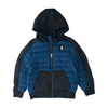 Blue Color Block Jacket