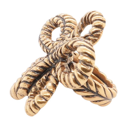 Knotted Flower Cocktail Ring