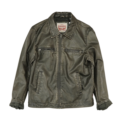 Brown Solid Jacket