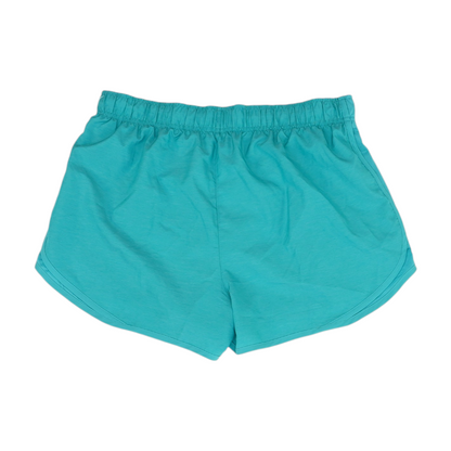 Blue Solid Active Shorts
