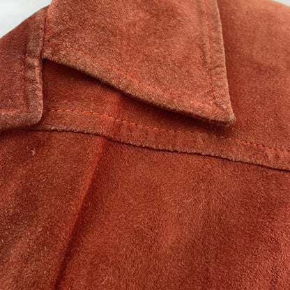 Red Suede Chore Jacket