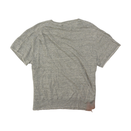 Gray Solid Pullover Sweater