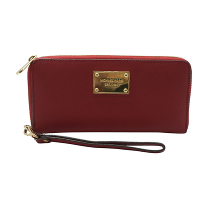 Red Continental Wallet