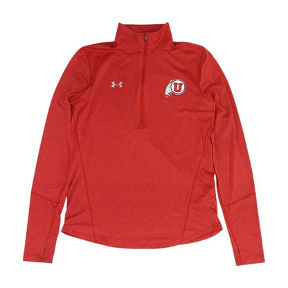 Red Utah Utes 1/4 Zip Pullover