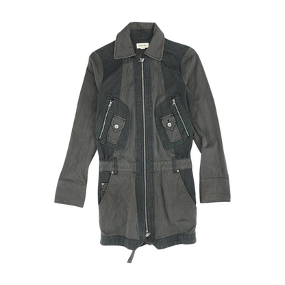 Gray Striped Coat