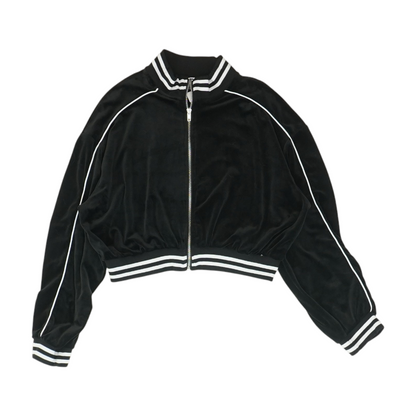 Black Solid Active Jacket