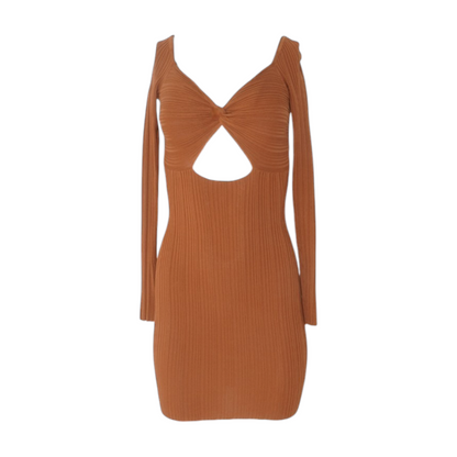 Brown Mini Dress