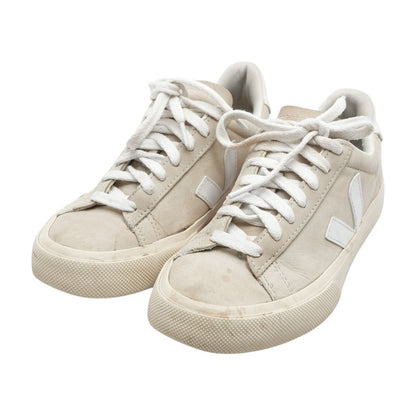 Beige Low Top Athletic Shoes