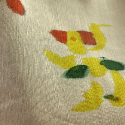 Yellow Graphic Mini Dress