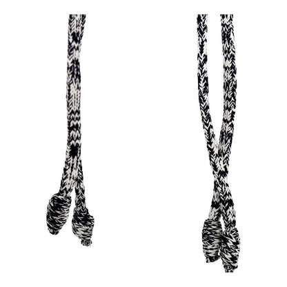 Bianco White Shells On Gray Cord Necklace