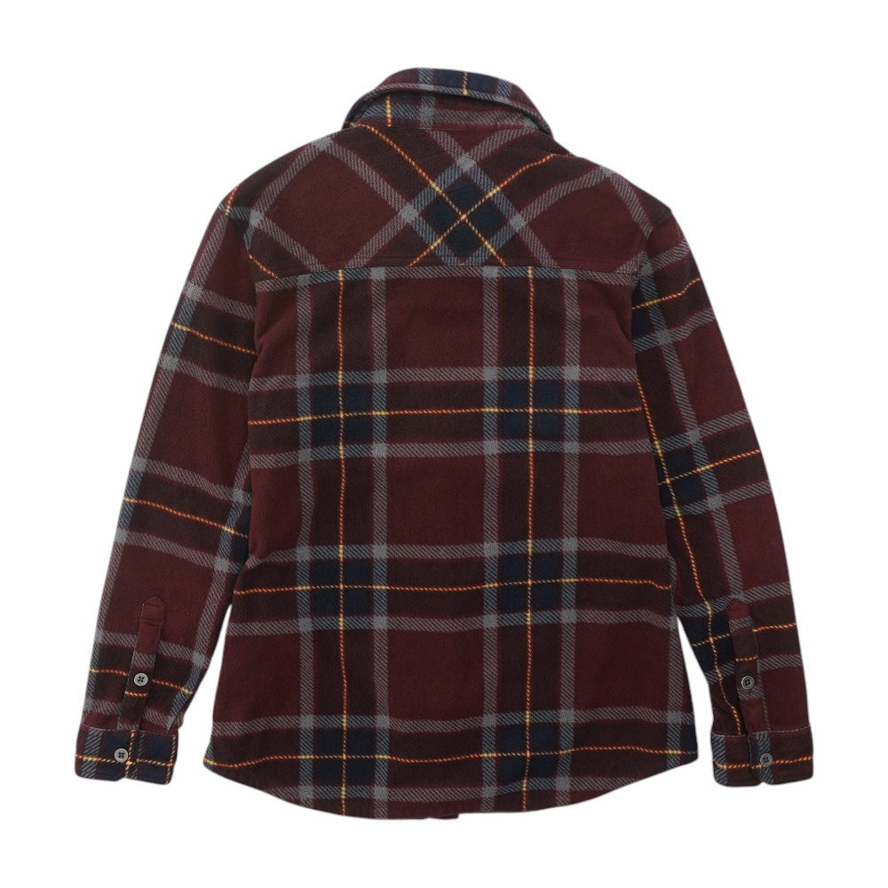 Maroon Plaid Jacket