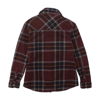 Maroon Plaid Jacket