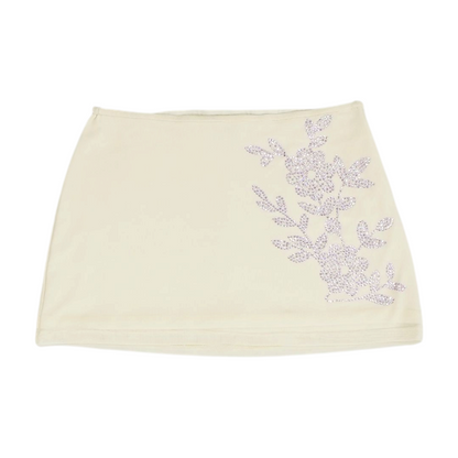 Beige Mini Skirt