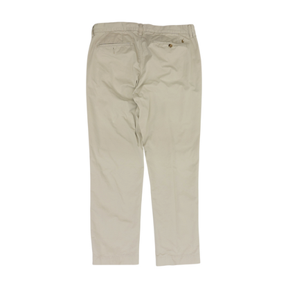 Beige Straight Pants