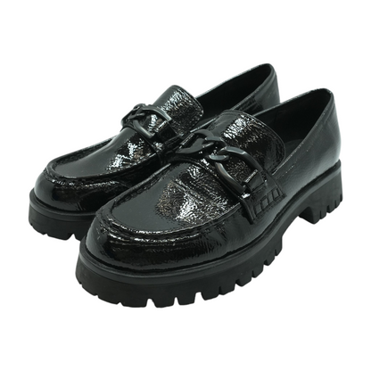 Black Slip-On Flats