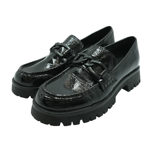 Black Slip-On Flats