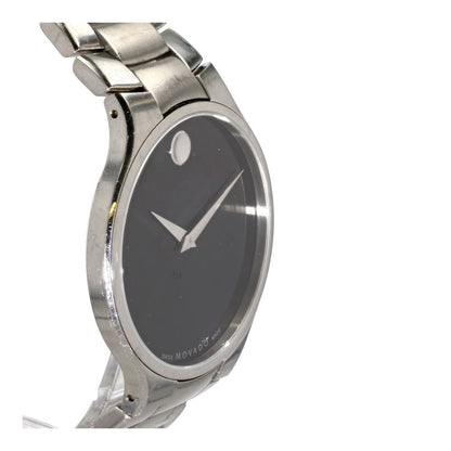 Men's Museum Classic Black Dial Stainless Steel Watch