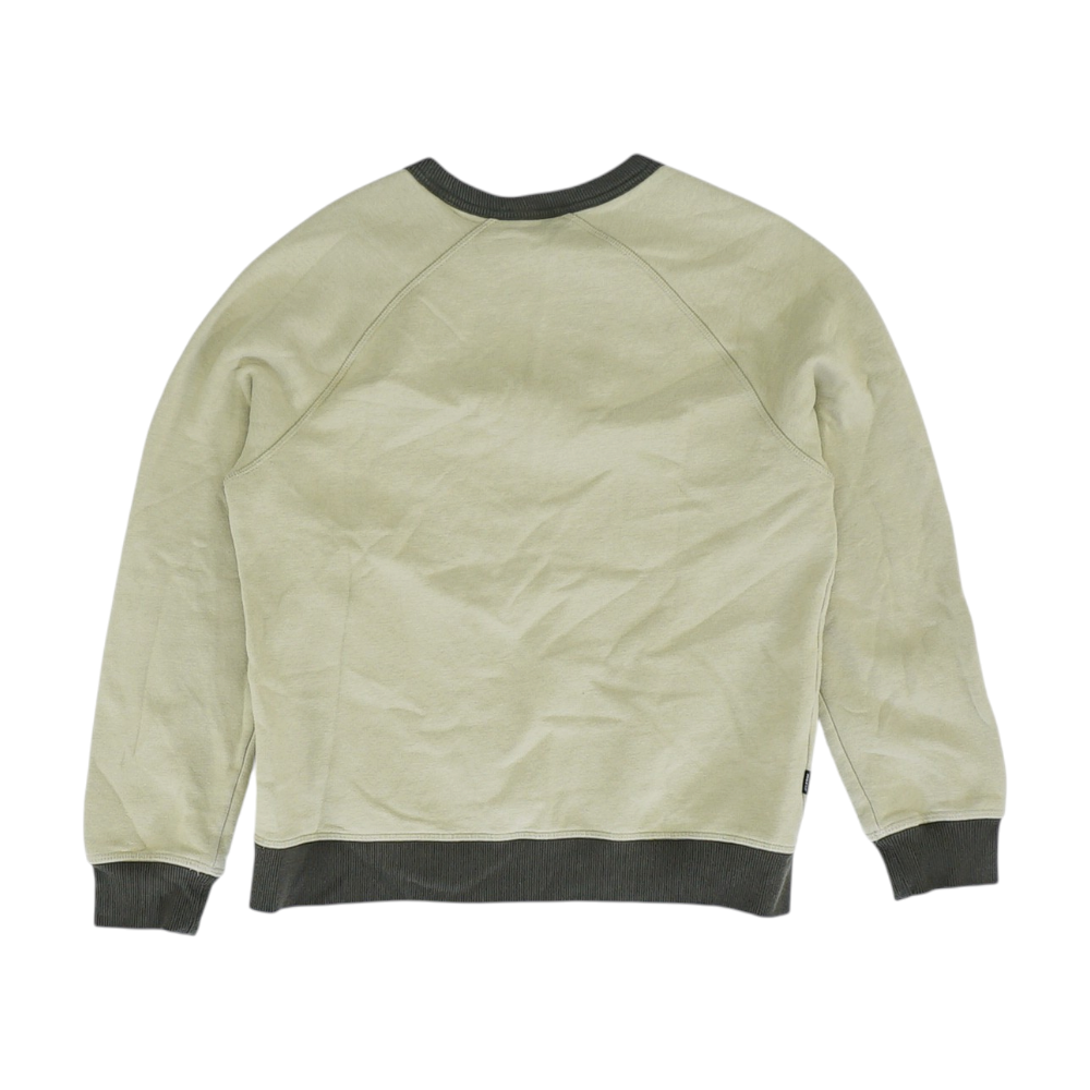Green Solid Sweatshirt Pullover