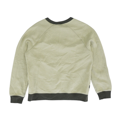 Green Solid Sweatshirt Pullover