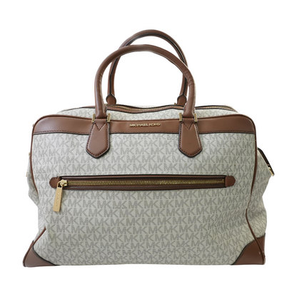 Beige Duffel Bag