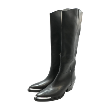 Black Knee-High Boots